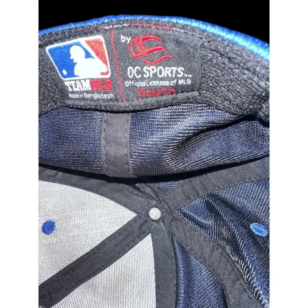 Youth NY Mets baseball cap adjustable back, official team MLB brand OSFM